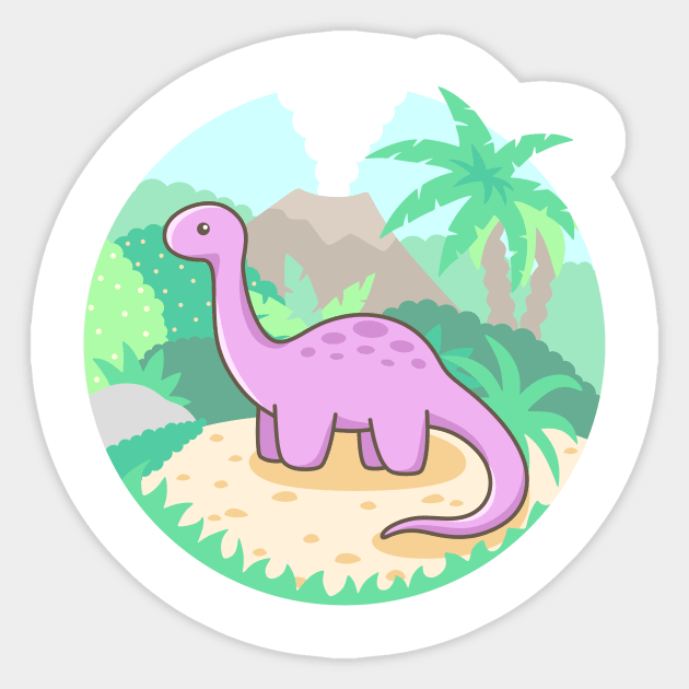 Baby Dino Sticker by sombrasblancas